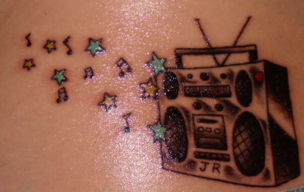 Music Tattoo Designs For Girls