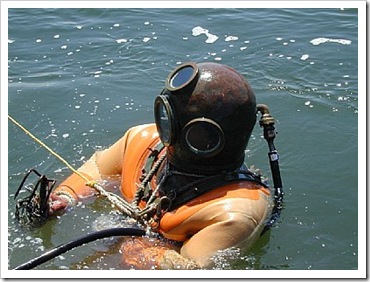 sponge diver