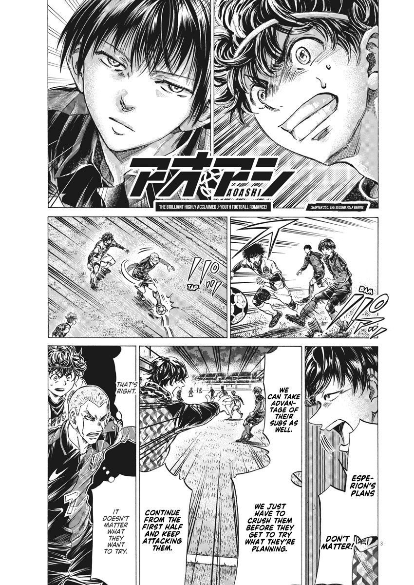 Ao Ashi, Chapter 255 - Ao Ashi Manga Online