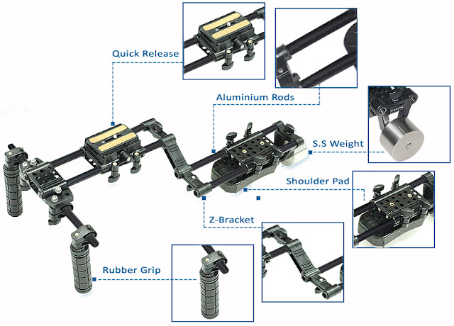 Filmcity Shoulder Rig  FC-10 