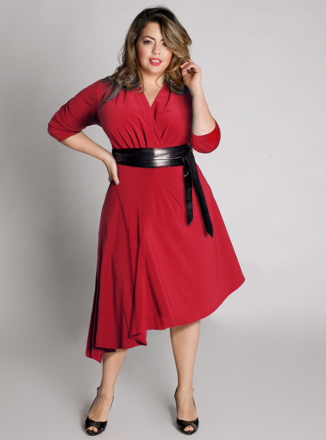 igigi-plus-size-catherine-asymmetrical-dress-in-red-clothing ...