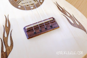 Bonanza Saguaro Tenor Ukulele bridge