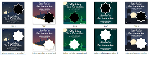 Download Bingkai Twibonize Selamat Ramadhan 1442 H / 2021 M