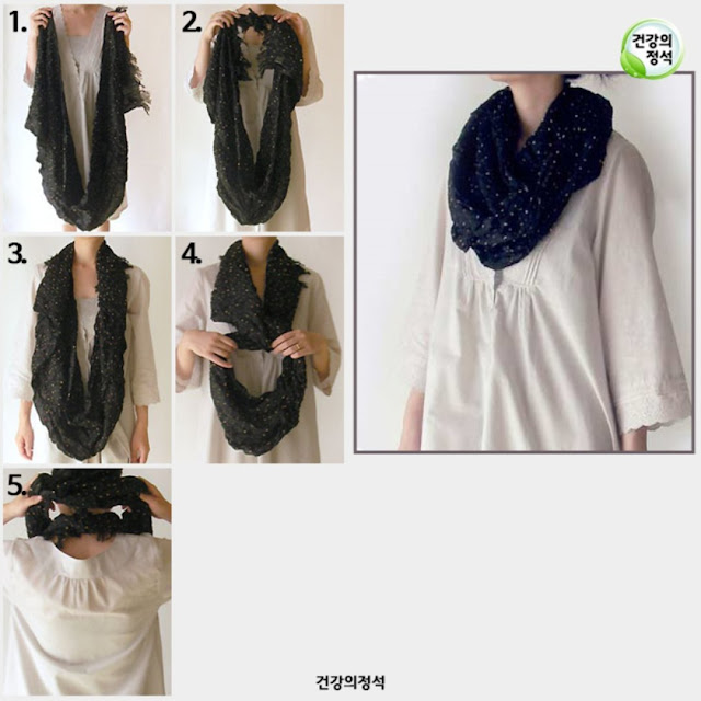 How to wear scarf