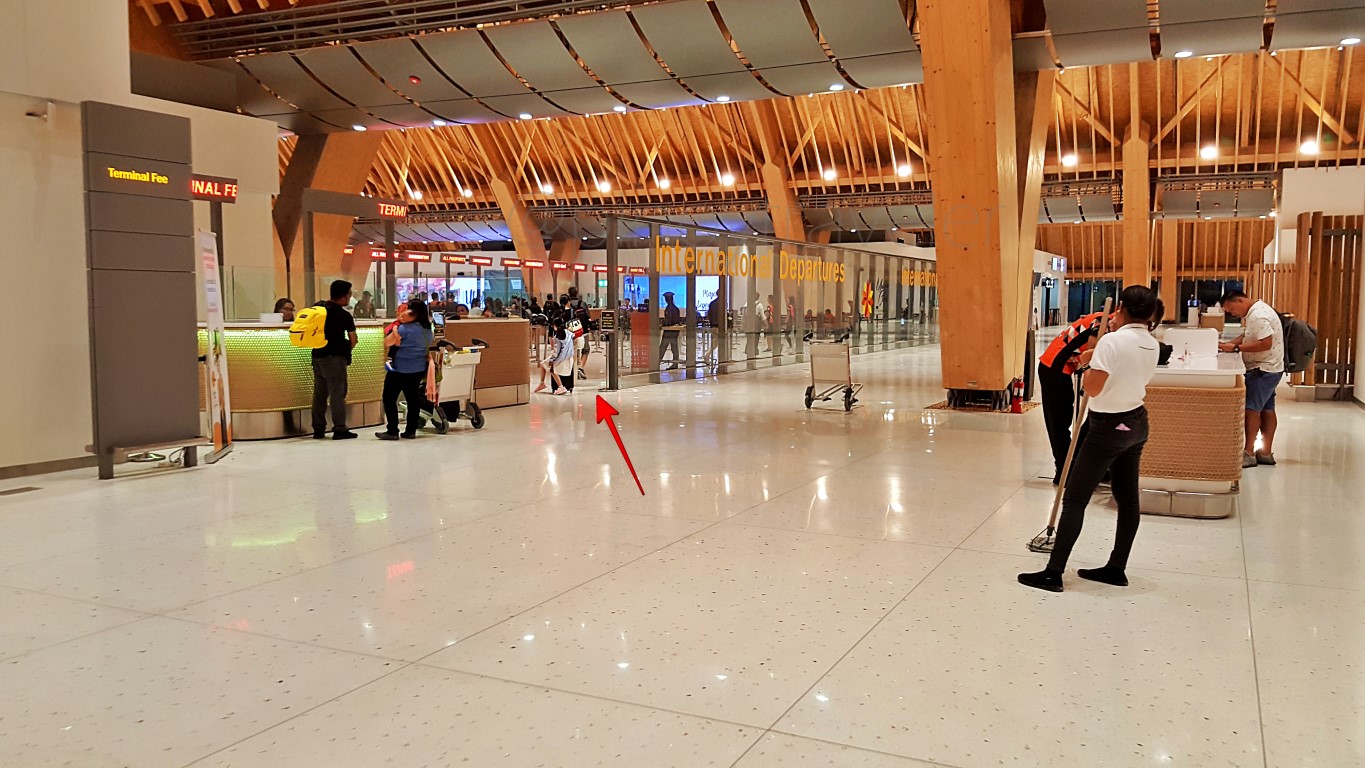 Cebu International Airport Terminal 2 Terminal Fee Counters