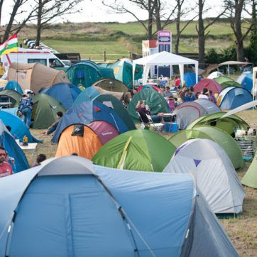 La zona de acampada tendrá agua caliente. Santader Music