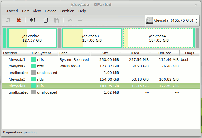 MBR partition table