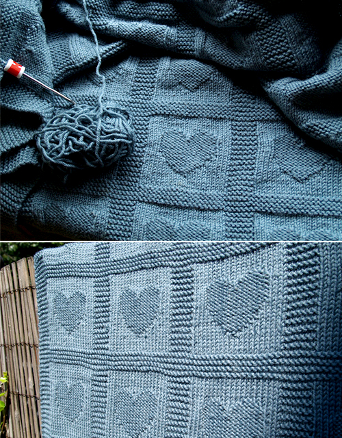 Heart Baby Blanket - Free Pattern 