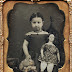 A Beautiful Daguerrotype of a Girl with an Early Izannah Walker Doll