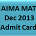 www.aima.in-Download MAT Admit Card December 2013