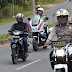Tingkatkan Kenyamanan Liburan, Kapolres Tanjungpinang Patroli Menggunakan Sepeda Motor