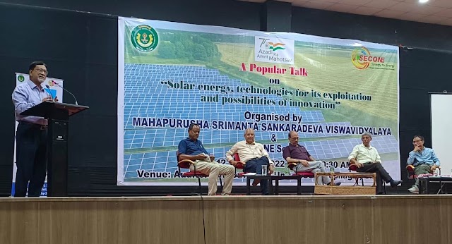 MSSV organized talk on Solar Energy