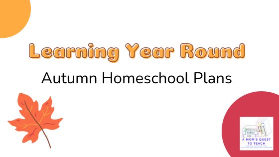 A Mom's Quest to Teach: Learning Year Round: Autumn Homeschool Plans leaf clipart