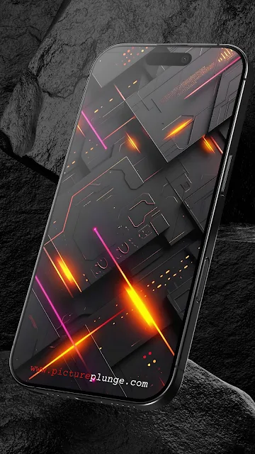 4K Cyberpunk Tech Wallpaper – Futuristic Neon Glow & Dark Aesthetic