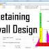 Reinforced concrete retaining wall design xls