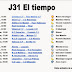 J31 El tiempo