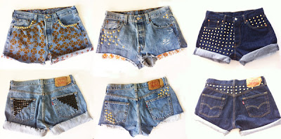 Modelos shorts jeans diferentes 2014