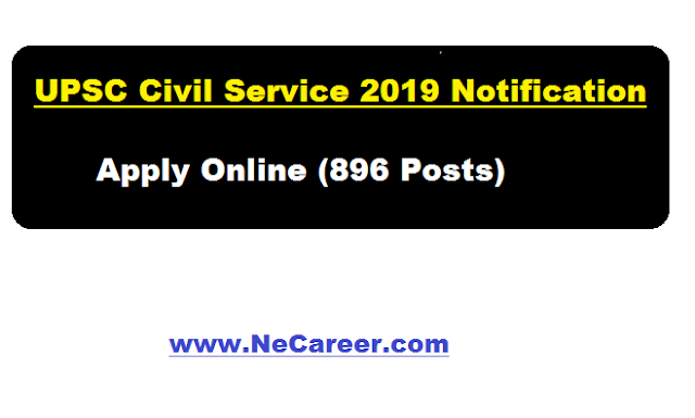 UPSC 2019 Notification