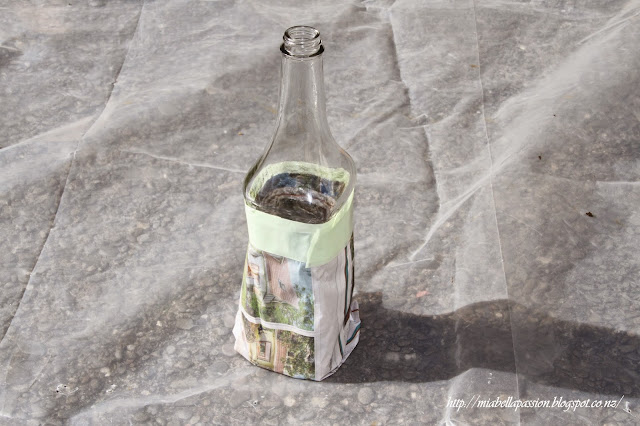 Upcycled Glass Bottle