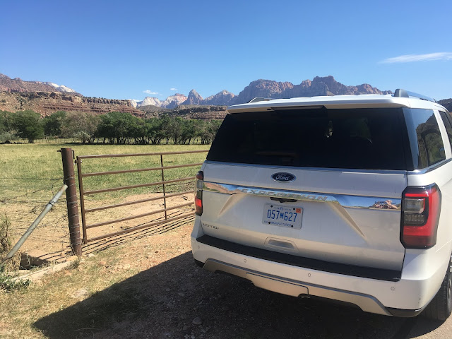 2018 Ford Expedition Max at Zion National Park, Utah