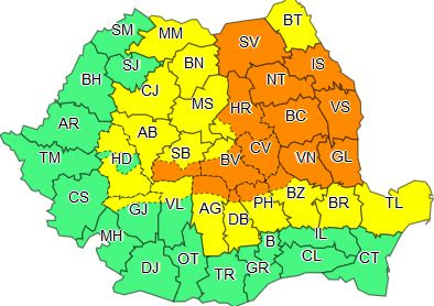 AVERTIZARE METEO | Galaţiul, sub cod portocaliu de vreme rea. VEZI cum... ningea joi în Galați (VIDEO)