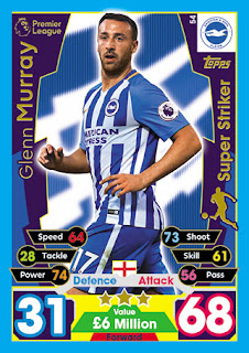 Topps Match Attax 2017-2018 Brighton & Hove Albion Set