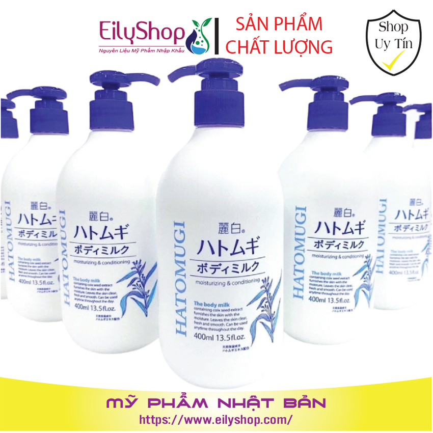 Sữa dưỡng thể Hatomugi ban đêm 400ml Shop Mỹ Phẩm Nhập Khẩu Thailan