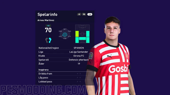 PES 2021 Arnau Martinez Face