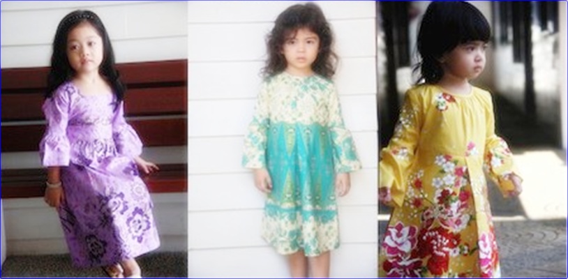  Model  baju  batik  anak  perempuan lucu dan aneka warna 