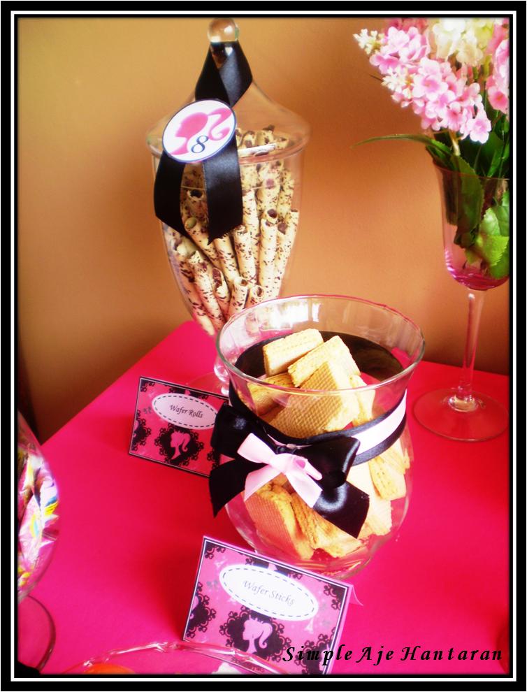 Simple Aje Hantaran: Candy Buffet Tema Barbie (Pink dan 