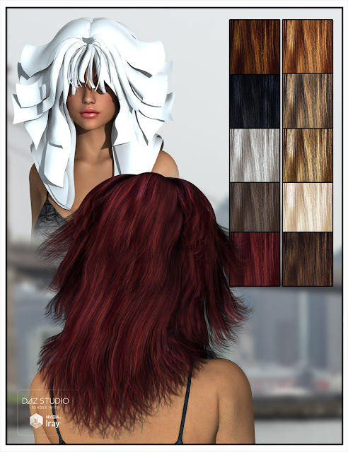 Mane cheveux pour Genesis 2 et 3 Femme et Victoria 4