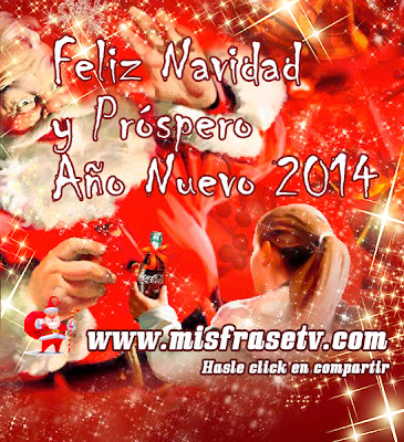 Imágenes con frases de navidad y prospero año nuevo 2014