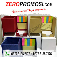 Kotak Pen memo dengan isi pos it Berbentuk segi empat, souvenir pen holder daur ulang termurah, Kotak dengan pen holder Memo, Memo Recycle Post-it, Post It Kotak - Kertas Memo & Sticky Notes, box set