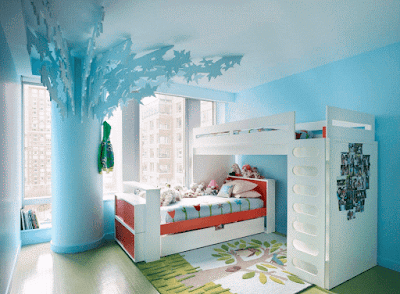 Creative Shared Bedroom for Kids image 2