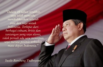   Kata-kata motivasi dari 7 Presiden Indonesia Kata-kata bijak dari 7 Presiden Indonesia    Kegagalan yang berulang kali kadang membuat kita menjadi seorang yang pesimis.Nah,Jika kita sudah menjadi pesimis pastinya hari-hari kita akan sangat terasa membosankan.    Jika kita sudah merasa hari-hari kita sangat membosankan dan merasa hidup tanpa bergairah.Kita pastinya sangat butuh kata atau Ungkapan Bijak dalam hidup supaya lebih baik untuk tujuan yang jelas kedepannya.    Alangkah baiknya kita tanamkan kata-kata Bijak dari seorang tokoh atau pemimpin panutan kita.seperti yang kami rangkum kali ini adalah       Kata-Kata Bijak Dari 7 Presiden Republik Indonesia     1.Ir.Soekarno (Bung Karno) 🇮🇩        "Belajar tanpa berpikir itu tidaklah berguna,tetapi berpikir tanpa belajar itu sangatlah berbahaya"    "Gantungkan cita-cita mu setinggi langit! Bermimpilah setinggi langit. Jika engkau jatuh, engkau akan jatuh di antara bintang-bintang"    "Jika kita memiliki keinginan yang kuat dari dalam hati, maka seluruh alam semesta akan bahu membahu mewujudkannya"    "Janganlah melihat ke masa depan dengan mata buta.Masa yang lampau sangat berguna sebagai kaca benggala daripada masa yang akan datang"    "Tuhan tidak merubah nasib seseorang sebelum orang itu mencoba merubah nasibnya"      2.Soeharto (Pak Harto) 🇮🇩        "Seseorang harus menjaga kebaikannya,Karena itu adalah investasi yang baik untuk kehidupan dikemudian hari"    "kita perlu berani mengatakan yang benar itu benar dan yang salah itu salah"    "Kalau kamu ingin menjadi pribadi yang maju,kamu harus pandai mengenal apa yang terjadi,pandai melihat, pandai mendengar, dan pandai menganalisis"    "Jangan mudah terkejut, tidak kagum, dan jangan sombong selalu bersikap biasa"    "Hati yang sabar, pemikiran yang religius, tindakan yang baik adalah modal dikemudian hari"      3.Abdurrahman Wahid (Gusdur) 🇲🇨        "Sabar itu gak ada batasnya, kalau ada batasnya berarti gak sabar"    "Kalau ingin melakukan perubahan jangan tunduk terhadap kenyataan,asalkan anda yakin dijalan yang benar maka lanjutkan"    "Menyesali nasib tidak akan mengubah keadaan. Terus berkarya dan bekerjalah yang membuat kita berharga"    "Kalau Anda tidak ingin dibatasi, janganlah Anda membatasi. Kita sendirilah yang harusnya tahu batas kita masing – masing"    "Meskipun takut kita jalan terus, berani melompati pagar batas ketakutan tadi, mungkin disitu harga kita ditetapkan"      4.B.J Habibie (Pak Habibi) 🇲🇨        "Ketika seseorang menghina kamu itu adalah sebuah pujian bahwa,selama ini mereka menghabiskan banyak waktu untuk memikirkan kamu,Bahkan ketika kamu tidak memikirkan mereka"    "Salah satu kunci kebahagian adalah menggunakan uangmu untuk pengalaman bukan untuk keinginan"    "Dimanapun engaku berada selalulah menjadi yang terbaik dan berikan yang terbaik yang kamu bisa"    "Belajarlah mengucapkan syukur dari hal-hal baik dalam hidupmu dan belajarlah menjadi kuat dari hal-hal buruk dalam hidupmu"    "Hiduplah seperti kamu akan mati esok dan berbahagialah seperti kamu akan hidup selamanya"      5.Megawati Soekarnoputri (Bu Mega) 🇮🇩        "Berhenti pesimis pada diri sendiri,kembalikan harga diri dan mulailah dengan hal-hal kecil"    "Nabi saja seorang pemimpin,tapi tidak sarjana kok"    "Membenci hanya menyakiti diri sendiri,Karena tidak semua luka harus dibayar dengan luka"    "Mulailah dari hal-hal kecil yang fositive untuk memantapkan langkah awal'    "Jadikan hinaan jadi sebuah cambukan buat diri sendiri bukan jadi sebuah dendam"      6.Susilo Bambang Yudhoyono (Pak SBY) 🇲🇨        "Sesuatu yang indah akan lahir dari kerja keras yang terus menerus setelah melewati beberapa titik kegagalan"    "Harapan dapat mengalahkan rasa takut jika kita percaya"    "Kalau kita keras terhadap diri kita, dunia akan lunak kepada kita, tapi bila kita lemah terhadap diri kita, dunia akan keras kepada kita"    "Seseorang yang tangguh adalah seseorang yang konsisten dan konsokuen"    "Apa yang kamu lakukan Sekarang adalah hal yang sangat kamu ingin ulangi dikemudian hari"      7. Joko Widodo (Pak Jokowi) 🇲🇨        "Hidup adalah tantangan jangan dengarkan orang yang penting kerja...kerja dan kerja"    "Kerja akan menghasilkan sesuatu,sementara omongan hanya menghasilkan alasan"    "Dalam hidup kita,cuma satu yang kita punya,yaitu keberanian.kalau tidak punya itu,lantas apa harga hidup kita?"    "Jika bisa dipermudah kenapa dipersulit,Jika bisa dipercepat kenapa mesti diperlambat'    "Kekayaan warisan keluarga tidak menjamin kesejahteraan dikemudian hari tanpa pengetahuan tentang pengembangan"      Itulah beberapa contoh kata-kata Bijak dari 7 Presiden Republik Indonesia.  Kata-kata Bijak sangatlah penting bagi setiap individu demi meningkatkan mutu dan kecerdasan bagi perkembangan Otak,Sikap,Perilaku (Moral itu sendiri)    Nah,Menurut kamu?dari Kutipan Artikel di atas,mana diantara kata-kata Bijak dari 7 Presiden Republik Indonesia Yang paling bagus dan menarik serta membagun,jangan lupa tulis di kolom komentar Ya...😍 Presiden RI Soekarno Hatta   Blog Topik Referensi. Kegagalan yang berulang kali kadang membuat kita menjadi seorang yang pesimis.Nah,Jika kita sudah menjadi pesimis pastinya hari-hari kita akan sangat terasa membosankan.    Namun,Perlu kita ketahui Juga,Bahwa kegagalan Adalah Kunci dari keberhasilan itu sendiri,Tidak ada seorang pun yang berhasil meraih puncak tanpa mengalami Kegagalan Terlebih dahulu.    Terkadang,Bahkan Sering terjadi,Kegagalan Yang kita alami bisa membuat segala sesuatunya berubah,baik itu,mod,gairah,maupun kesehatan tubuh.    Karena kegagalan Kita juga sering merasa Bosan,dengan keadaan,sehingga bukan tidak mungkin,kita bisa melakukan tindakan yang diluar logika,seperti Contoh,Bunuh diri.    Jika kita sudah merasa hari-hari kita sangat membosankan dan merasa hidup tanpa bergairah.Kita pastinya sangat butuh kata atau Ungkapan Bijak dalam hidup supaya lebih baik untuk tujuan yang jelas kedepannya.    Alangkah baiknya kita tanamkan kata-kata Bijak dari seorang tokoh atau pemimpin panutan kita.seperti yang kami rangkum kali ini.    Pada Bagian Artikel Blog Topik Referensi ini,Admin akan Menuliskan KATA-KATA BIJAK yang pernah diucapkan Oleh Presiden Indonesia.    Bagi Kamu,Anda atau siapa pun itu,Jika mengalami Kegagalan Hari ini,Janganlah menyerah Selalulah berusaha dengan Penuh Semangat,karena jika kita bermalas-malasan Itu sama saja akan mengakibatkan Kerugian bagi diri -sendiri.    Berikut Kata-Kata Bijak penuh makna yang bisa Membangun,Serta meningkatkan Semangat Yang berapi-api.      Kata-Kata Bijak Dari 7 Presiden Republik Indonesia     1.Ir.Soekarno (Bung Karno) 🇮🇩        "Belajar tanpa berpikir itu tidaklah berguna,tetapi berpikir tanpa belajar itu sangatlah berbahaya"    "Gantungkan cita-cita mu setinggi langit! Bermimpilah setinggi langit. Jika engkau jatuh, engkau akan jatuh di antara bintang-bintang"    "Jika kita memiliki keinginan yang kuat dari dalam hati, maka seluruh alam semesta akan bahu membahu mewujudkannya"    "Janganlah melihat ke masa depan dengan mata buta.Masa yang lampau sangat berguna sebagai kaca benggala daripada masa yang akan datang"    "Tuhan tidak merubah nasib seseorang sebelum orang itu mencoba merubah nasibnya"    Baca Juga:  Hobi Presiden Indonesia Pertama Sampai Yang ke Tujuh Kata-Kata Yang Memotivasi Hidup Dan Artinya     2.Soeharto (Pak Harto) 🇮🇩        "Seseorang harus menjaga kebaikannya,Karena itu adalah investasi yang baik untuk kehidupan dikemudian hari"    "kita perlu berani mengatakan yang benar itu benar dan yang salah itu salah"    "Kalau kamu ingin menjadi pribadi yang maju,kamu harus pandai mengenal apa yang terjadi,pandai melihat, pandai mendengar, dan pandai menganalisis"    "Jangan mudah terkejut, tidak kagum, dan jangan sombong selalu bersikap biasa"    "Hati yang sabar, pemikiran yang religius, tindakan yang baik adalah modal dikemudian hari"      3.Abdurrahman Wahid (Gusdur) 🇲🇨        "Sabar itu gak ada batasnya, kalau ada batasnya berarti gak sabar"    "Kalau ingin melakukan perubahan jangan tunduk terhadap kenyataan,asalkan anda yakin dijalan yang benar maka lanjutkan"    "Menyesali nasib tidak akan mengubah keadaan. Terus berkarya dan bekerjalah yang membuat kita berharga"    "Kalau Anda tidak ingin dibatasi, janganlah Anda membatasi. Kita sendirilah yang harusnya tahu batas kita masing – masing"    "Meskipun takut kita jalan terus, berani melompati pagar batas ketakutan tadi, mungkin disitu harga kita ditetapkan"      4.B.J Habibie (Pak Habibi) 🇲🇨        "Ketika seseorang menghina kamu itu adalah sebuah pujian bahwa,selama ini mereka menghabiskan banyak waktu untuk memikirkan kamu,Bahkan ketika kamu tidak memikirkan mereka"    "Salah satu kunci kebahagian adalah menggunakan uangmu untuk pengalaman bukan untuk keinginan"    "Dimanapun engaku berada selalulah menjadi yang terbaik dan berikan yang terbaik yang kamu bisa"    "Belajarlah mengucapkan syukur dari hal-hal baik dalam hidupmu dan belajarlah menjadi kuat dari hal-hal buruk dalam hidupmu"    "Hiduplah seperti kamu akan mati esok dan berbahagialah seperti kamu akan hidup selamanya"      5.Megawati Soekarnoputri (Bu Mega) 🇮🇩        "Berhenti pesimis pada diri sendiri,kembalikan harga diri dan mulailah dengan hal-hal kecil"    "Nabi saja seorang pemimpin,tapi tidak sarjana kok"    "Membenci hanya menyakiti diri sendiri,Karena tidak semua luka harus dibayar dengan luka"    "Mulailah dari hal-hal kecil yang fositive untuk memantapkan langkah awal'    "Jadikan hinaan jadi sebuah cambukan buat diri sendiri bukan jadi sebuah dendam"      6.Susilo Bambang Yudhoyono (Pak SBY) 🇲🇨        "Sesuatu yang indah akan lahir dari kerja keras yang terus menerus setelah melewati beberapa titik kegagalan"    "Harapan dapat mengalahkan rasa takut jika kita percaya"    "Kalau kita keras terhadap diri kita, dunia akan lunak kepada kita, tapi bila kita lemah terhadap diri kita, dunia akan keras kepada kita"    "Seseorang yang tangguh adalah seseorang yang konsisten dan konsokuen"    "Apa yang kamu lakukan Sekarang adalah hal yang sangat kamu ingin ulangi dikemudian hari"      7. Joko Widodo (Pak Jokowi) 🇲🇨        "Hidup adalah tantangan jangan dengarkan orang yang penting kerja...kerja dan kerja"    "Kerja akan menghasilkan sesuatu,sementara omongan hanya menghasilkan alasan"    "Dalam hidup kita,cuma satu yang kita punya,yaitu keberanian.kalau tidak punya itu,lantas apa harga hidup kita?"    "Jika bisa dipermudah kenapa dipersulit,Jika bisa dipercepat kenapa mesti diperlambat'    "Kekayaan warisan keluarga tidak menjamin kesejahteraan dikemudian hari tanpa pengetahuan tentang pengembangan"      Itulah beberapa contoh kata-kata Bijak dari 7 Presiden Republik Indonesia.  Kata-kata Bijak sangatlah penting bagi setiap individu demi meningkatkan mutu dan kecerdasan bagi perkembangan Otak,Sikap,Perilaku (Moral itu sendiri)    Nah,Menurut kamu?dari Kutipan Artikel di atas,mana diantara kata-kata Bijak dari 7 Presiden Republik Indonesia Yang paling bagus dan menarik serta membagun,jangan lupa tulis di kolom komentar Ya...😍