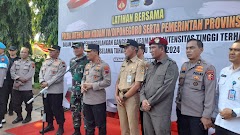 Sinergitas TNI Polri dan Pemprov Jateng Gelar Simulasi Pengamanan VIP Pemilu 2024 di Simpang Lima