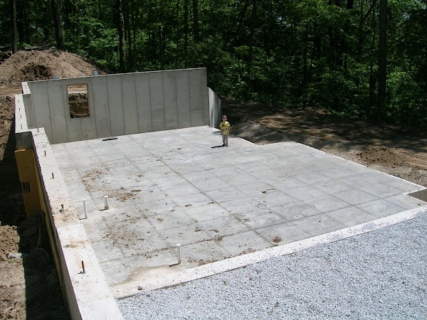 View of our basement from above