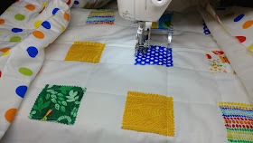 Quick and easy quilt as you go baby quilt