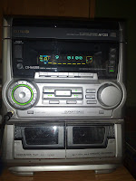          ...   I am drawing more power from another source-- my  Aiwa   CX-NA555.  