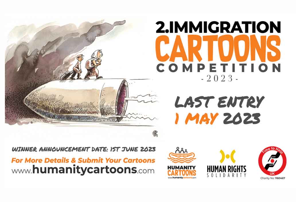 2nd Immigration Cartoon Competition, UK 2023