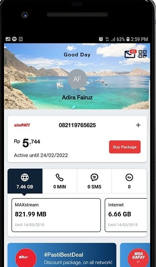 cek kuota telkomsel melalui aplikasi my telkomsel