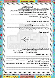 حصريا بوكليت مدرسة دلتا للغات في منهج اللغة العربية للصف الخامس الابتدائي الترم الاول