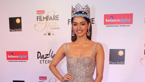 Manushi Chhillar Photo at Filmfare Glamour Style Awards 2017