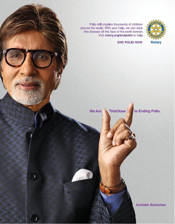 amitabh bachan house. Amitabh Bachan joins Polio