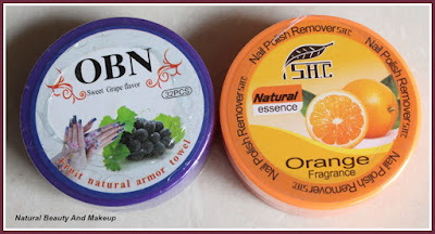 Haulpost featuring OBN as well as Natural Essence nailpolish remover pads on blog