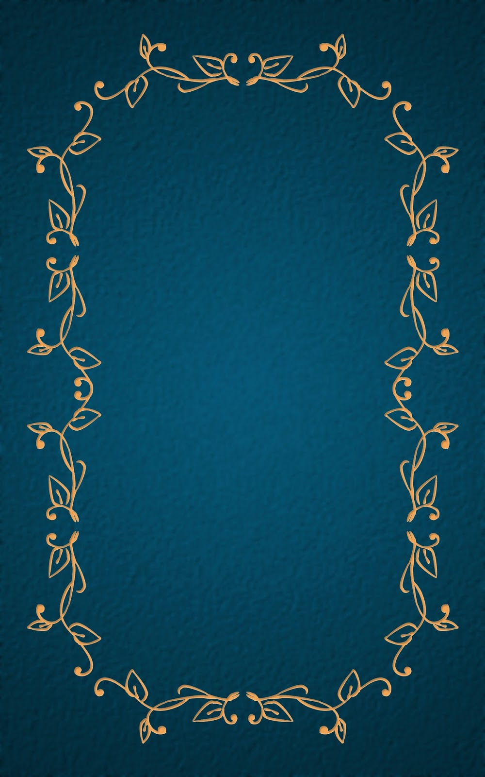 いーブックデザイン 電子書籍用表紙画像フリー素材 009 飾り罫 青