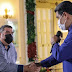 Salsero Maelo Ruiz visita a Nicolás Maduro en Miraflores