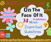 On The Face Of It | Important Questions Pdf For Class 12 | English Core| 12th English Qs Pdf Download Free