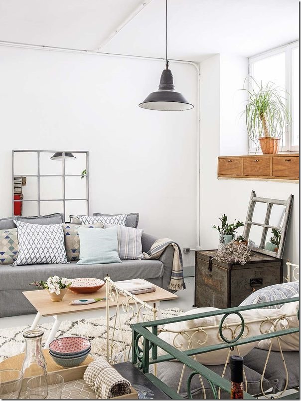 casa-loft-stile-boho-chic- industriale (9)