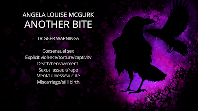 Another Bite's trigger warnings - Consensual sex, explicit violence/torture/captivity, death/bereavement, sexual assault/rape, mental illness/suicide, miscarriage/still birth